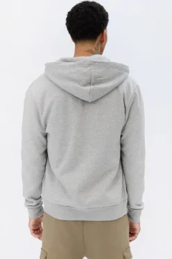 Zoo York Mens Embroidered Logo Zip-Up Hoodie