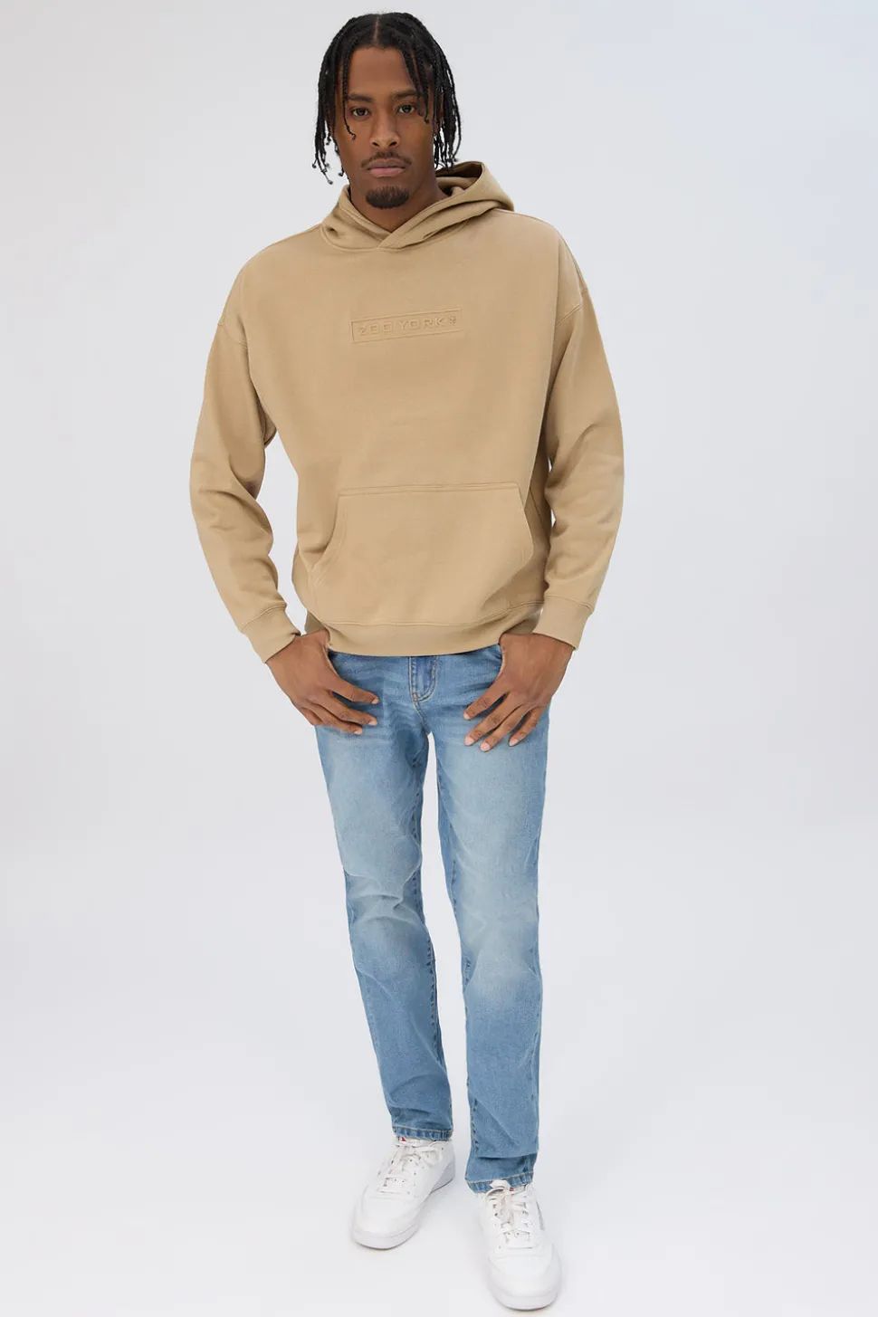 Zoo York Mens HD Box Logo Hoodie