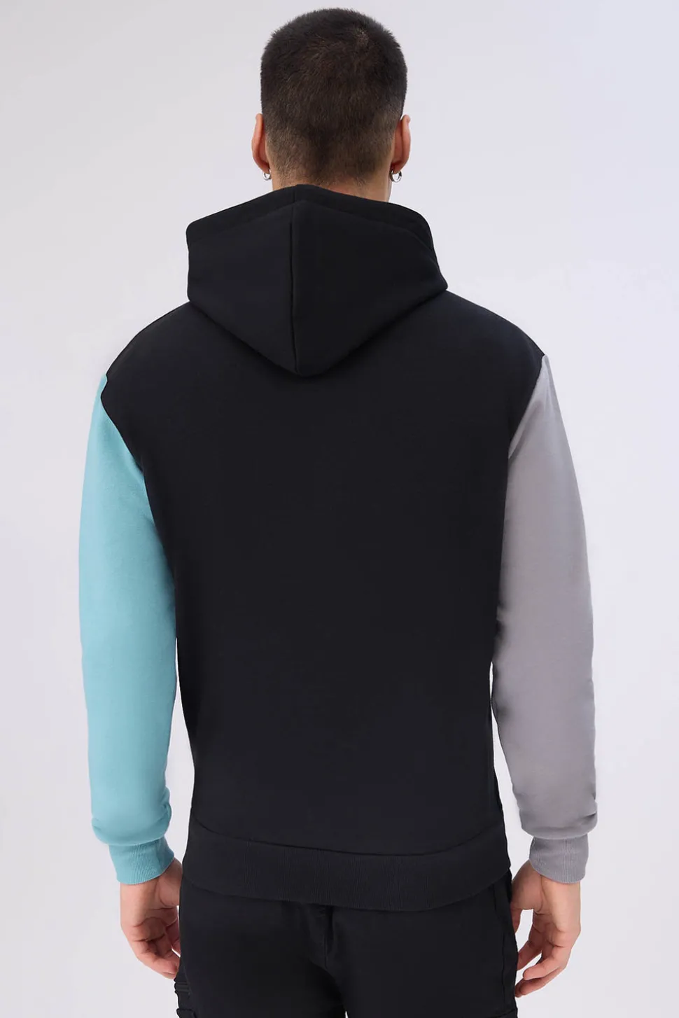 Zoo York Mens Logo Colour Block Hoodie