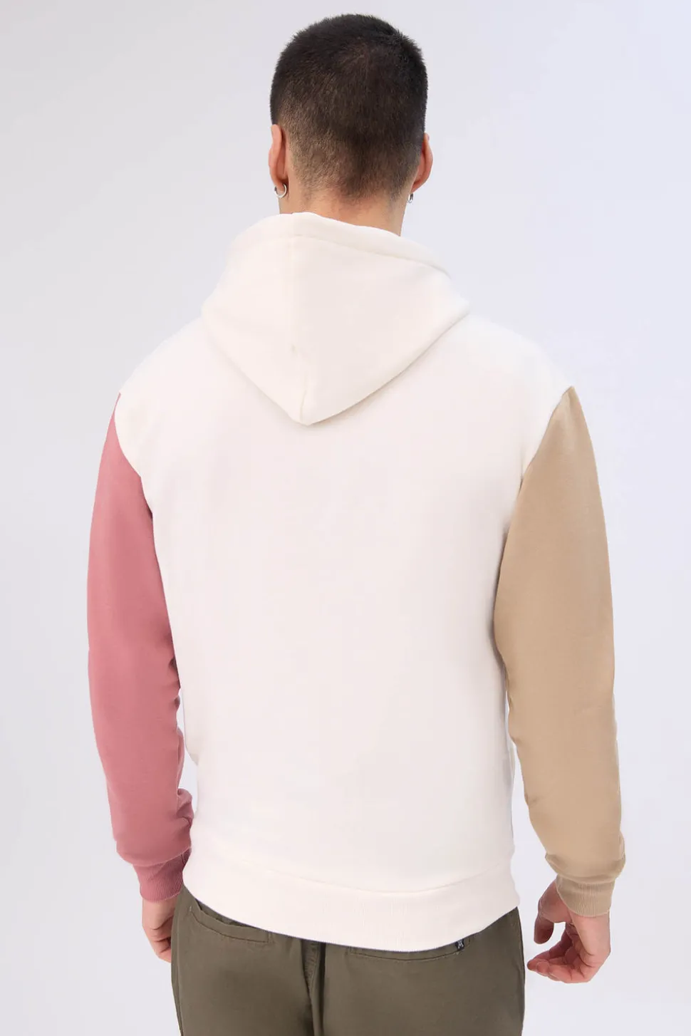 Zoo York Mens Logo Colour Block Hoodie