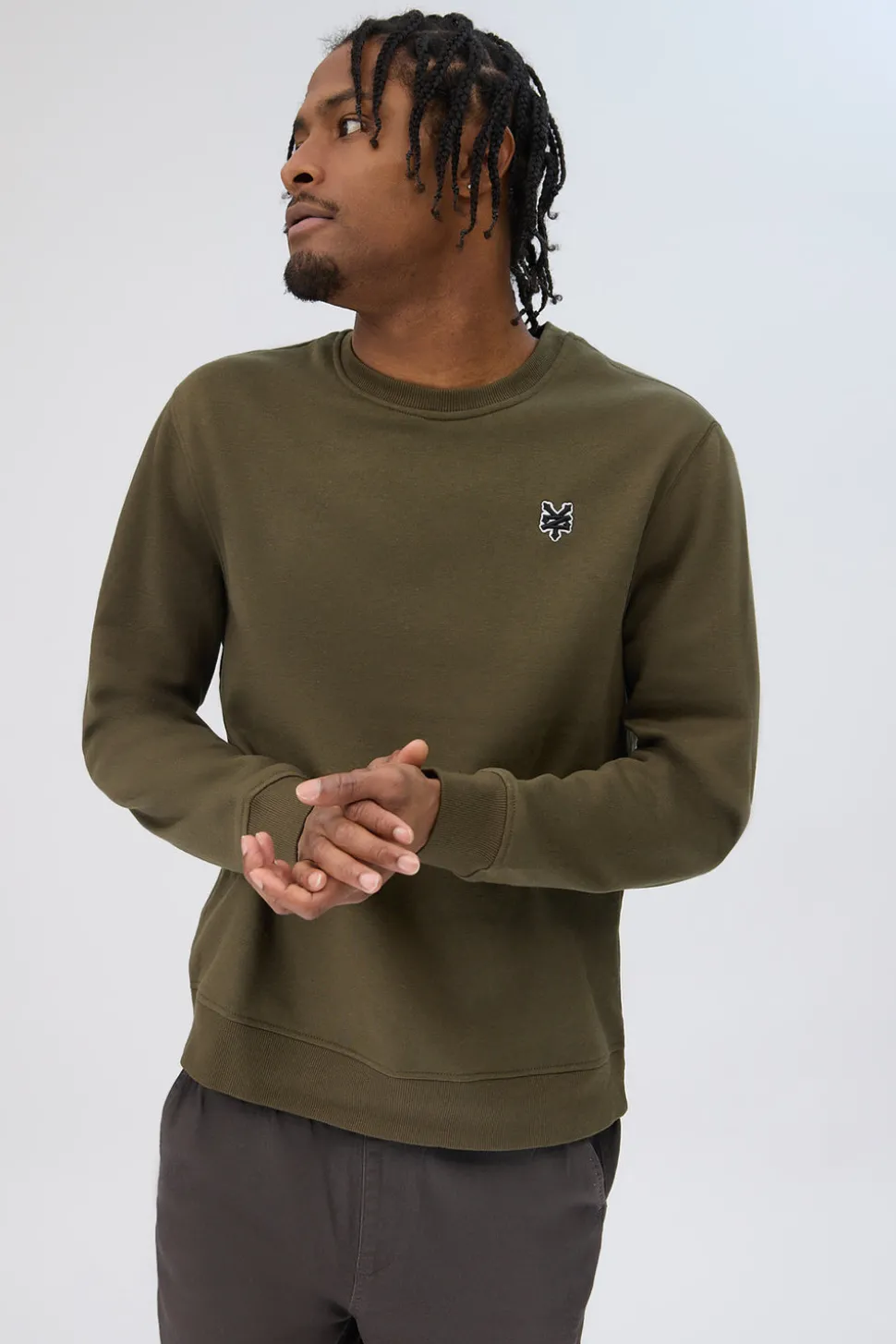 Zoo York Mens Logo Crewneck Sweatshirt