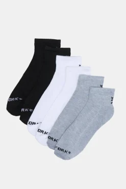 Zoo York Mens 6-Pack Athletic Ankle Socks