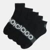 Zoo York Mens 5-Pack Athletic Ankle Socks