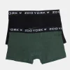 Zoo York Mens 2-Pack Boxer Briefs