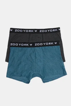 Zoo York Mens 2-Pack Space Dye Boxer Briefs
