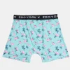 Zoo York Mens Pink Flamingo Print Boxer Brief