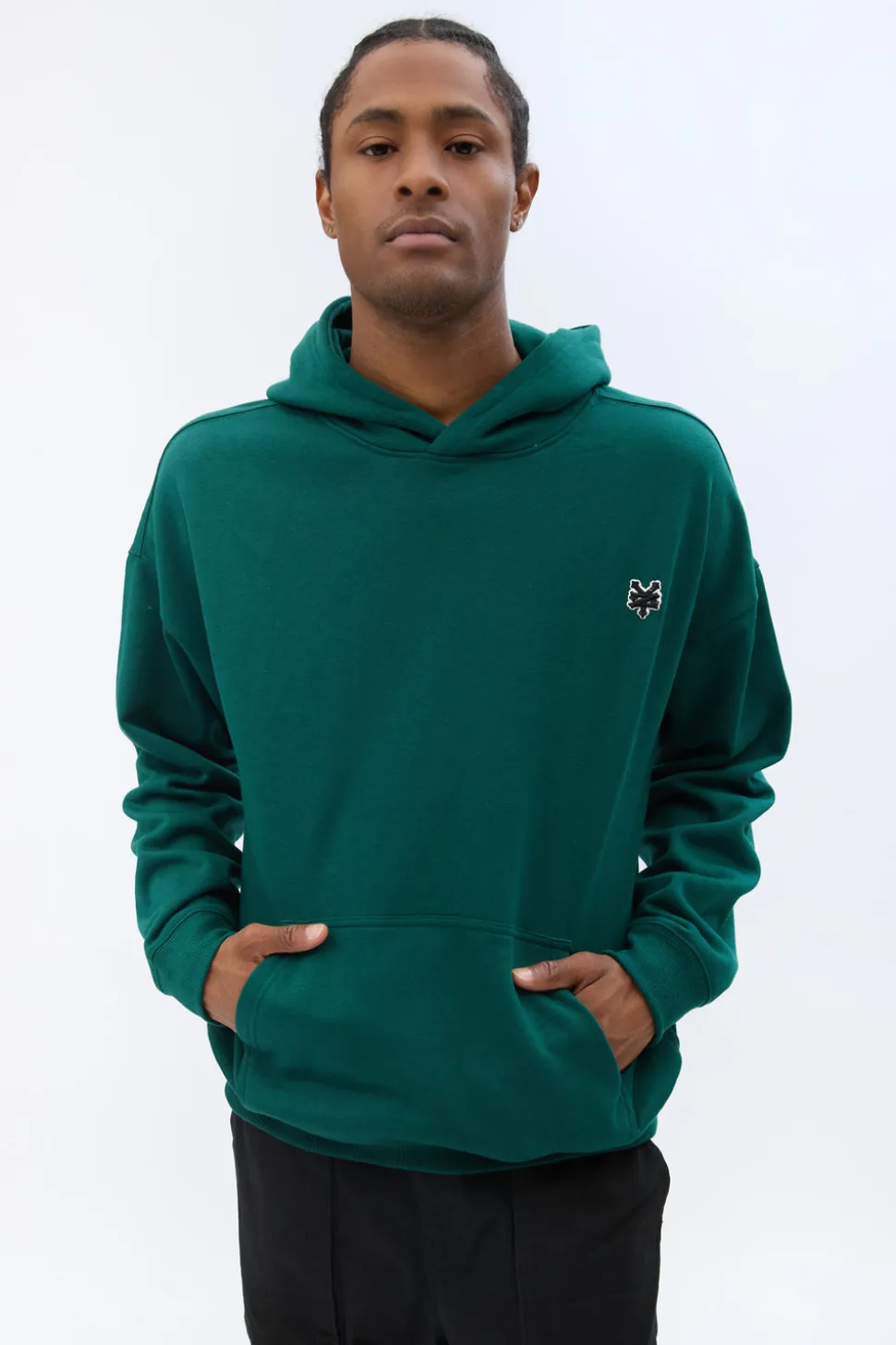 Zoo York Mens Solid Popover Hoodie