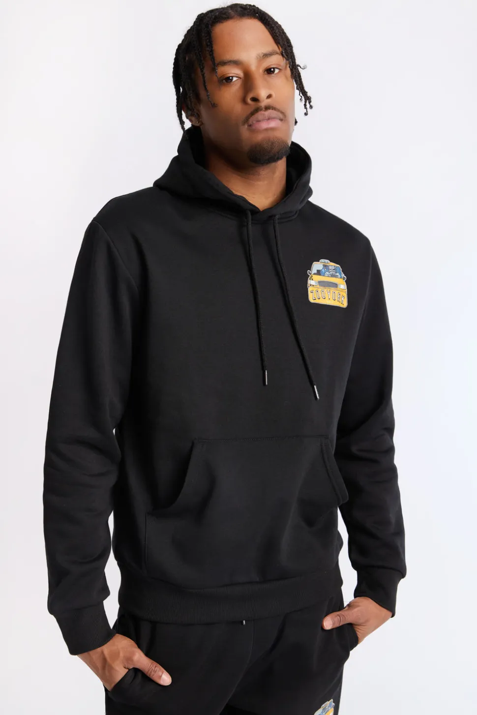 Zoo York Mens Taxis Graphic Hoodie