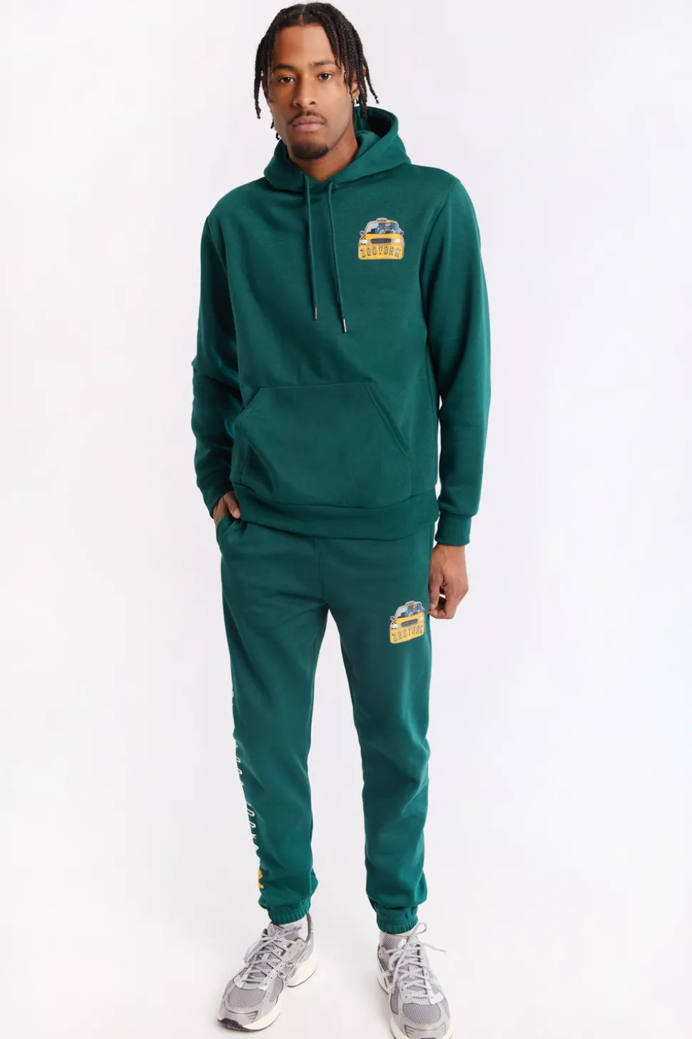 Zoo York Mens Taxis Graphic Hoodie