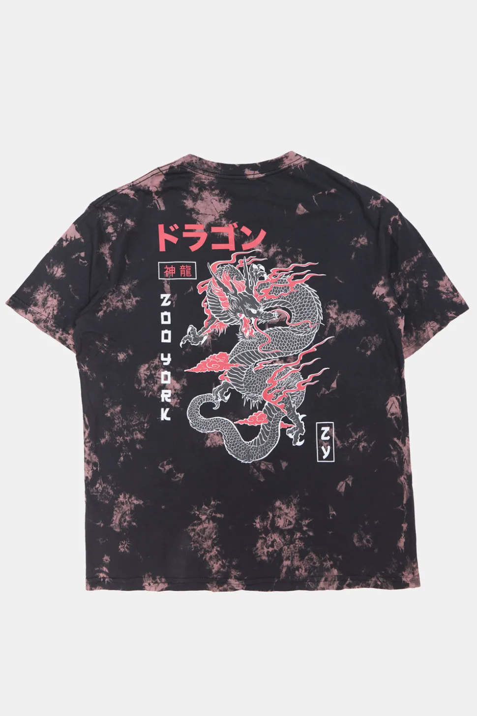 Zoo York Mens Tie-Dye Dragon T-Shirt