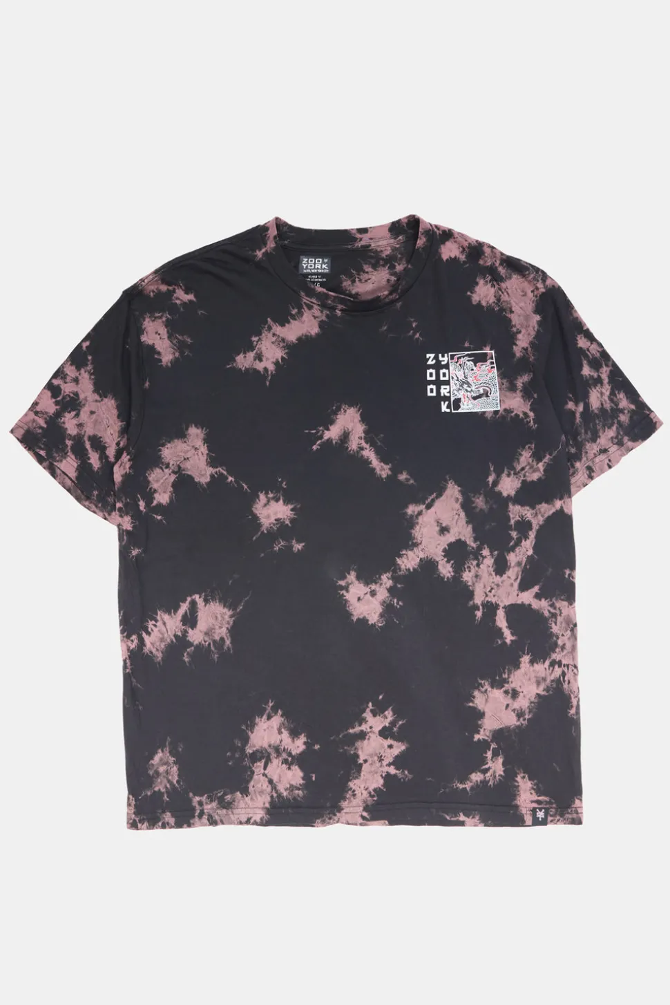 Zoo York Mens Tie-Dye Dragon T-Shirt