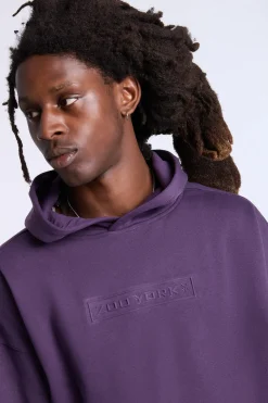Zoo York Mens Tonal Logo Oversized Hoodie