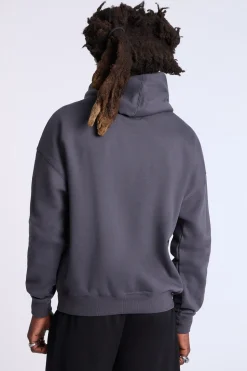 Zoo York Mens Tonal Logo Oversized Hoodie