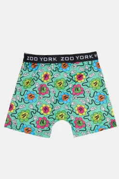 Zoo York Mens Trippy Flowers Boxer Brief