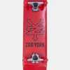 Zoo York Red Logo Skateboard 7.75"