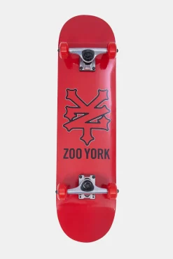 Zoo York Red Logo Skateboard 7.75"