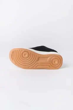 Zoo York Youth Black and White Suede Low Tops