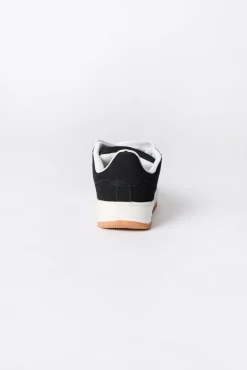 Zoo York Youth Black and White Suede Low Tops