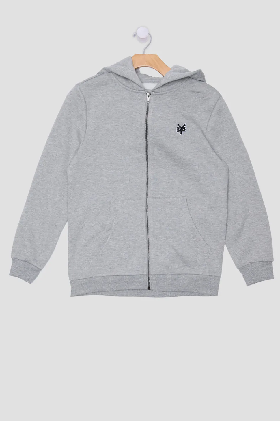 Zoo York Youth Embroidered Logo Zip-Up Hoodie