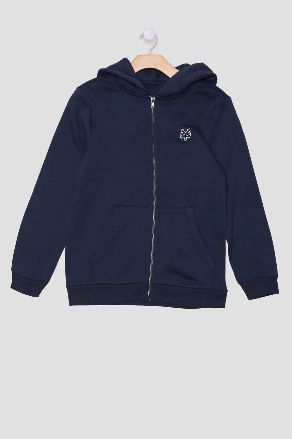Zoo York Youth Embroidered Logo Zip-Up Hoodie